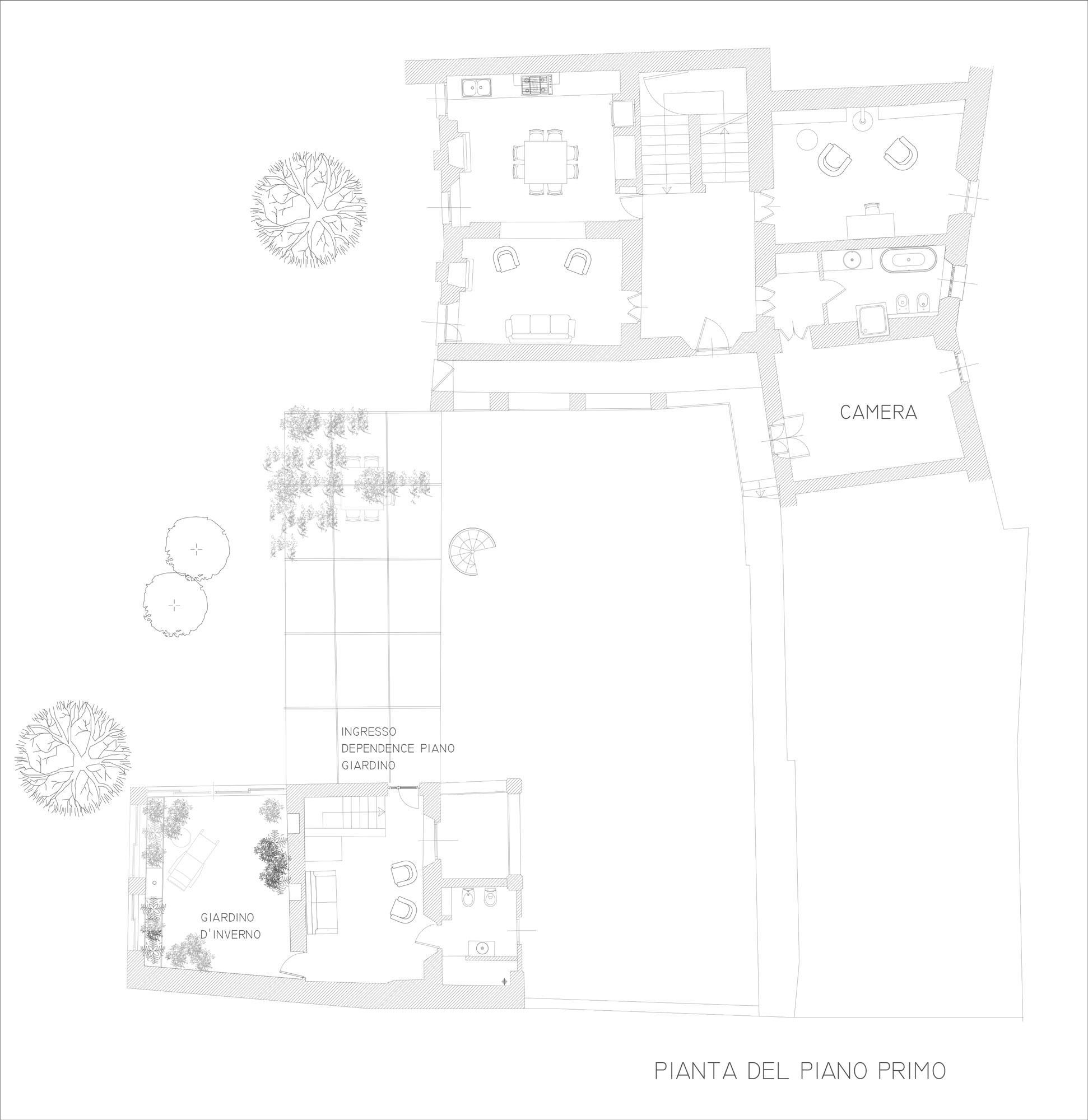 Pianta del primo piano