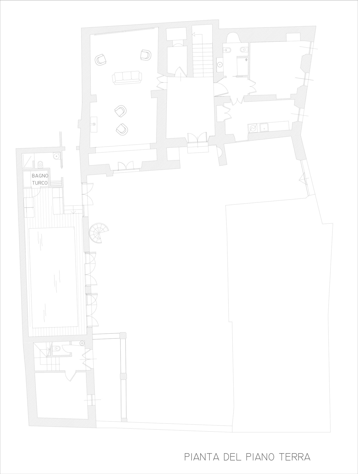 Pianta del piano terra